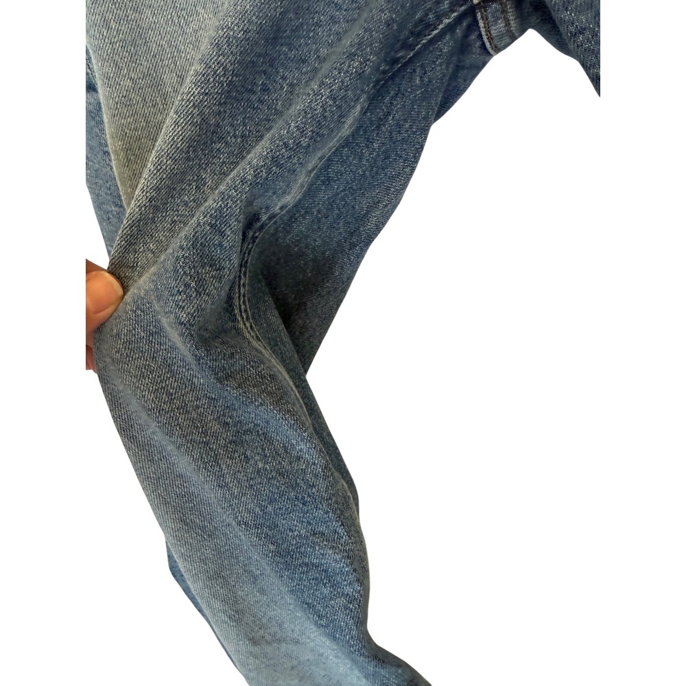 AGOLDE Lyle Low Rise Slim Jeans 5-Pocket Raw Hem Light Wash Stretch Size 27 - Picture 6 of 13